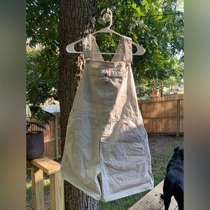 Vintage Lee cropped overalls